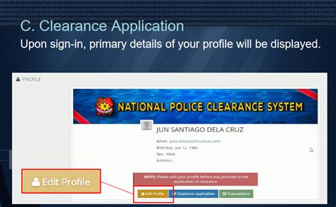pnpclearance.ph register login|national police clearance online.